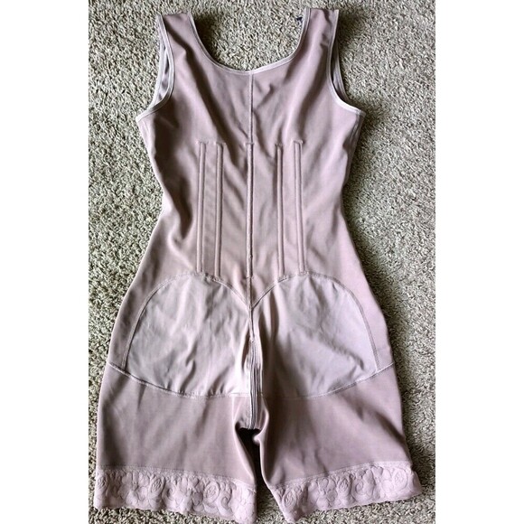 Faja Tummy Tuck Compression Garment Shapewear Bodyshaper Size XL Rosy Brown New - Picture 2 of 9